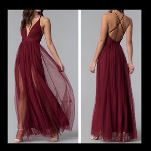🎉 🎉Beautiful formal wine dress